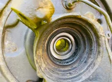 Ступица TOYOTA RAV4 1994 SXA10G 3SFE, задняя левая