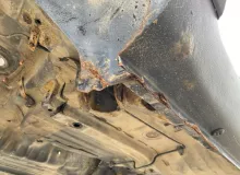 Порог кузова TOYOTA RAV4 1994 6141142010 SXA10G 3SFE, передний правый