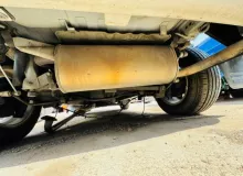 Глушитель MITSUBISHI PAJERO IO 2003 MR529727 H76W 4G93T, задний Глушитель MITSUBISHI PAJERO IO 2003 MR529727 H76W 4G93T, задний