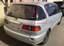 Стекло собачника TOYOTA IPSUM 2000/Цвет 199 6274044030 SXM10G 3SFE, заднее правое