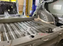 Тазик железный TOYOTA WISH 2007/Цвет 1F7 5831168010 ZNE10G 1ZZFE, задний