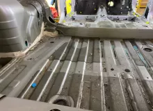 Тазик железный TOYOTA WISH 2007/Цвет 1F7 5831168010 ZNE10G 1ZZFE, задний