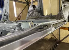 Порог кузова TOYOTA ISIS 2012 6146144020 ZGM15W 2ZRFAE, передний левый