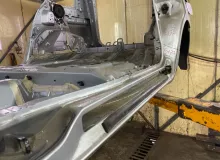Порог кузова TOYOTA ISIS 2012 6146144020 ZGM15W 2ZRFAE, передний левый