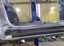Порог кузова TOYOTA ISIS 2012 6145144020 ZGM15W 2ZRFAE, передний правый