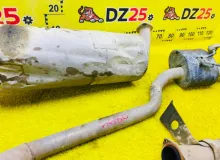 Глушитель TOYOTA LAND CRUISER 1995 1740517020 HDJ81V 1HDFT, задний