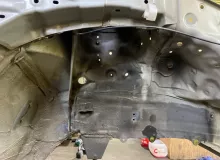 Лонжерон TOYOTA ISIS 2011/Цвет 1F7 5370144060 ZGM15W 2ZRFAE, передний правый