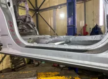 Порог кузова TOYOTA ISIS 2011/Цвет 1F7 6145144020 ZGM15W 2ZRFAE, передний правый