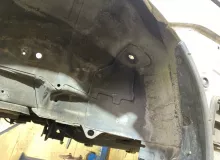 Крыло заднее TOYOTA ISIS 2011/Цвет 1F7 6160244081 ZGM15W 2ZRFAE, заднее левое