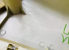Обшивка багажника TOYOTA NADIA 1999/Цвет 1C0 6473044120B0 SXN10 3SFE, задняя правая