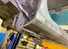 Порог кузова TOYOTA NADIA 1999/Цвет 1C0 6140144030 SXN10 3SFE, передний правый