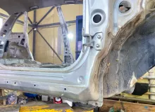 Порог кузова TOYOTA NADIA 1999/Цвет 1C0 6140144030 SXN10 3SFE, передний правый