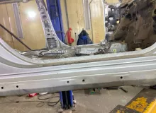 Порог кузова TOYOTA NADIA 1999/Цвет 1C0 6140144030 SXN10 3SFE, передний правый