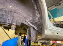Порог кузова TOYOTA NADIA 1999/Цвет 1C0 6140144030 SXN10 3SFE, передний правый