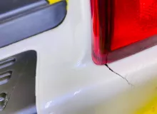 Бампер TOYOTA LAND CRUISER PRADO 2003 5215960911A1 VZJ121W 5VZFE, задний