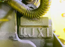 Двигатель ISUZU BIGHORN 1998 8971349672 UBS73GW 4JX1, передний