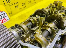 Головка блока цилиндров TOYOTA LAND CRUISER PRADO 2002 1110169136 VZJ121W 5VZFE, передняя левая