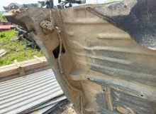 Тазик железный TOYOTA LAND CRUISER 1995 5831160200 HDJ81V 1HDFT, задний