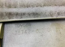 Накладка на дверь TOYOTA LAND CRUISER PRADO 2002 7574260200B0 VZJ120W 5VZFE, задняя левая