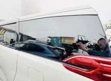 Стекло собачника TOYOTA ALPHARD 2015 6272058250 AGH30W 2ARFE, заднее левое