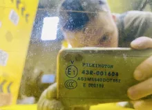 Стекло двери багажника Land Rover RANGE ROVER 2004 CQB500040 L322 M62B44, заднее