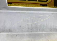 Бампер TOYOTA HIACE 2007 5211926471 KDH205V 2KDFTV, передний