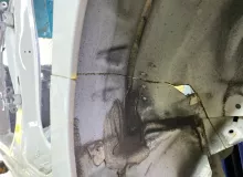 Порог кузова HONDA FIT 2020/Цвет NH883P GR1 L13B, передний левый