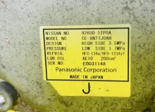 Компрессор кондиционера NISSAN SERENA 2018 926005TP0A HFC27 HR12DE, передний
