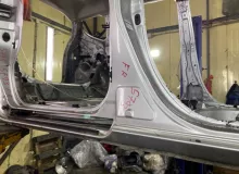 Порог кузова TOYOTA SIENTA 2015/Цвет 1F7 6131152080 NSP170G 2NRFKE, передний правый