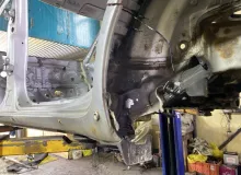Порог кузова TOYOTA WISH 2007/Цвет 1F7 6131268020 ZNE14G 1ZZFE, передний левый