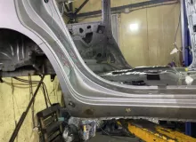 Порог кузова TOYOTA WISH 2007/Цвет 1F7 6131168020 ZNE14G 1ZZFE, передний правый