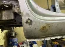 Порог кузова TOYOTA WISH 2007/Цвет 1F7 6131168020 ZNE14G 1ZZFE, передний правый