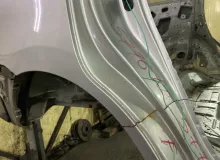 Крыло заднее TOYOTA WISH 2007/Цвет 1F7 6160168020 ZNE14G 1ZZFE, заднее правое