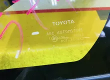 Стекло форточка TOYOTA WISH 2007/Цвет 1F7 6212068010 ZNE14G 1ZZFE, переднее левое