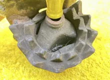 Подушка коробки передач TOYOTA HIACE 1998 1230354041 KZH106W 1KZTE, задняя