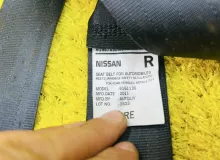 Ремень безопасности ПАРА ПЕРЕД NISSAN NV200 ЛЕВЫЙ|ПРАВЫЙ|2011 86884JX00A VM20 HR16DE, передний