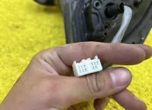 Уши TOYOTA VANGUARD 2007 8794042870 ACA33W 2AZFE, передние левые