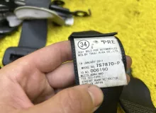 Ремень безопасности ПАРА ПЕРЕД LEXUS CT200H ЛЕВЫЙ|ПРАВЫЙ|2011 7321076050B0 ZWA10 2ZRFXE, передний