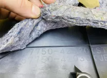 Обшивка двери багажника TOYOTA VANGUARD 2007 6775042020 GSA33W 2GRFE, задняя