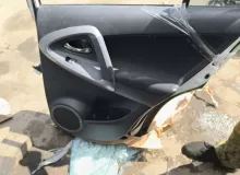 Дверь боковая TOYOTA AQUA 2012 6700452470 NHP10 1NZFXE, задняя левая