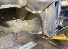 Лонжерон HONDA CRV 2000 60750S10310 RD1 B20B, передний левый