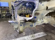 Лонжерон HONDA CRV 2000 60750S10310 RD1 B20B, передний левый