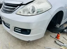 Бампер NISSAN TIIDA 2010 F20221JY1A C11 HR15DE, передний