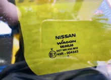 Стекло двери NISSAN NV200 2009/Цвет K23 82300JX57D VM20 HR16DE, заднее правое
