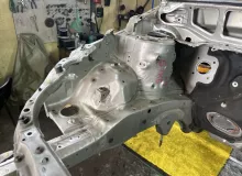 Лонжерон TOYOTA WISH 2007/Цвет 1F7 5370168010 ZNE10G 1ZZFE, передний правый