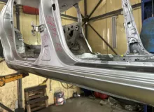 Порог кузова TOYOTA WISH 2007/Цвет 1F7 6131168010 ZNE10G 1ZZFE, передний правый