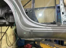 Порог кузова TOYOTA WISH 2007/Цвет 1F7 6131168010 ZNE10G 1ZZFE, передний правый