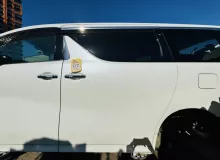Дверь боковая TOYOTA VELLFIRE 2015 6700458080 AGH35W 2ARFE, задняя левая