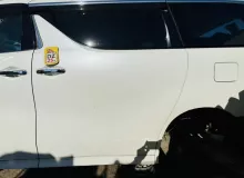 Дверь боковая TOYOTA VELLFIRE 2015 6700458080 AGH35W 2ARFE, задняя левая