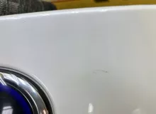 Накладка на дверь багажника LEXUS CT200H 2012 7680176020 ZWA10 2ZRFXE, задняя